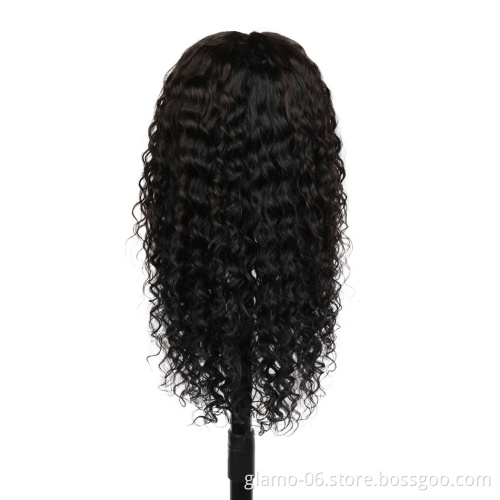 Annione 30 Inch 32Inch Indian Virgin Human Hair Wigs, Brazilian Peruvian Body Wave 4X4 5X5 Cuticle Aligned Lace Closure Wig